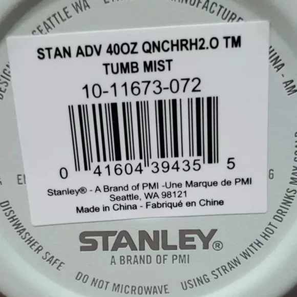 Stanley FlowState Quencher H2.0 Tumbler / 40oz / Color: Mist - Picture 8 of 11